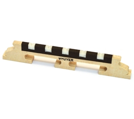 Grover #96 5 String 5/8" Acousticraft Banjo Bridge w/ Bone Inserts