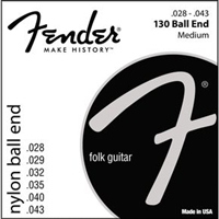 Fender Classical 130 .028-.043 Nylon Ball End Acoustic Guitar Strings 073-0130-400