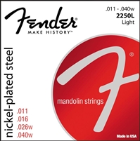 Fender 2250L Light Nickel Plated Steel Mandolin Strings .011-.040