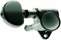 Grover Rotomatic 102BN 14:1 Black Nickel Tuning Machines 3 x 3 Tuners