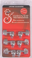 Grover Rotomatic 102C 14:1 Chrome Tuning Machines 3 x 3 Tuners