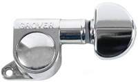 Grover 205C6 Mini Rotomatic Tuning Machines Guitar Tuners Inline 6 Chrome