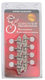 Grover 309N A-Style Nickel Mandolin Tuning Machines 4 x 4 Tuners Set