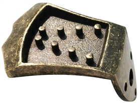 Ashton Bailey AB-TP-BRZ Cast Mandolin Distressed Vintage Style Tailpiece - Bronze