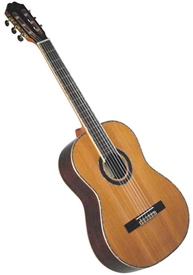 Antonio Hermosa AH-20 Solid Cedar Top Classical Guitar - Abalone Inlay w/ Rosewood Back