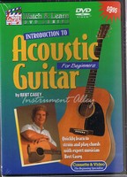 Watch and Learn Introduction to Acoustic Guitar DVD or Video for Beginners