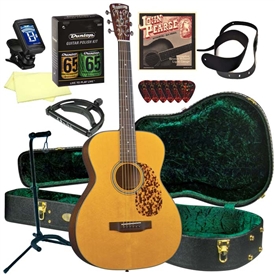Blueridge BR-142 12 Fret 000 Acoustic Guitar Deluxe Package Bundle Combo