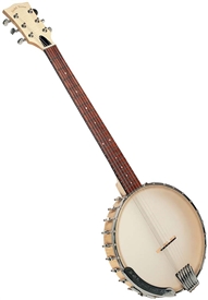 Gold Tone BT-1000 Banjitar Six String Open Back Banjo with Gig Bag