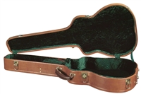 Superior CD-2519 Gypsy Jazz Deluxe Vintage Hardshell Django Guitar Hard Case - Brown