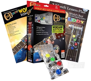 Chord Buddy Worship Edition Guitar Teaching Learning System Practice Aid w/ APP & Book - PLAY INSTANTLY ChordBuddy