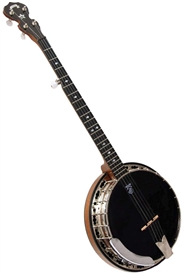 Deering Black Diamond Banjo 5 String Professional Resonator Banjo