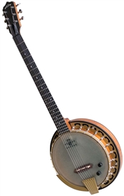 Deering Phoenix Banjo 6 String Electric Guitar Banjo w/ Case