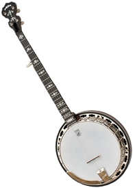 Deering Sierra 5 String Professional Resonator Banjo - Mahogany w/ Case