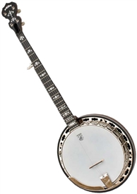 USED Deering Sierra 5 String Professional Resonator Banjo - Mahogany w/ Case