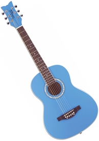 Daisy Rock Debutante Jr. Acoustic Guitar - Cotton Candy Blue 14-7402