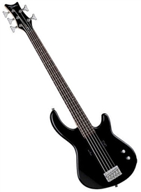 Dean Edge 09 5 String Bass Guitar in Classic Black E09 5 CBK