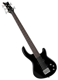 Dean Edge 1 5-String Bass Guitar in Classic Black
