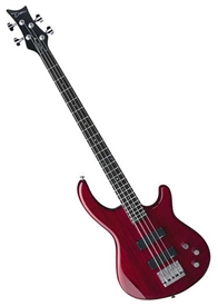 Dean Edge 1 4-String Electric Bass Guitar in Trans Red