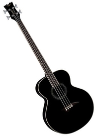 Dean Acoustic Electric Bass Guitar in Classic Black