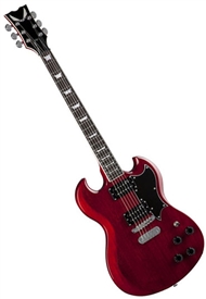 Dean Gran Sport SG Style 6-String Electric Guitar in Trans Cherry w/ Hard Case GS TCH