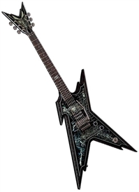 Dean Dimebag Razorback Cemetary Gates Electric Guitar w/ Case - RZR CG