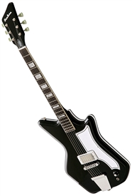 Airline '59 1P Custom Single Pickup Solid Body Electric Guitar - Black