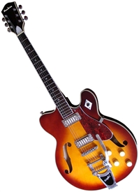 Airline H74 1960's Tribute Hollowbody Electric Guitar