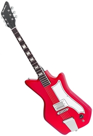 Airline Jetsons Jr. 6-String Solid Body Electric Guitar - Red