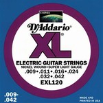 D'Addario EXL120 Nickel Super Light Electric Guitar Strings