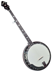 Flinthill FHB-250 Mahogany Resonator 5 String Banjo w/ Case