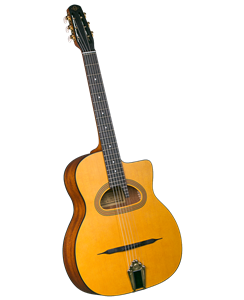 Cigano GJ-15 D-Hole Solid Top Gypsy Jazz Guitar