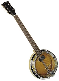 Gold Tone GT-750 Deluxe Banjitar Six String Electric Banjo w/ Case