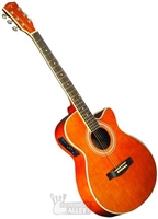 Indiana Mojave I-MOJA Herringbone Cutaway Acoustic/Electric Guitar