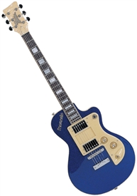 Italia Guitars Maranello Classic Single Cutaway Electric Guitar w/ Bag Gold, Red, Green, Silver, Blue