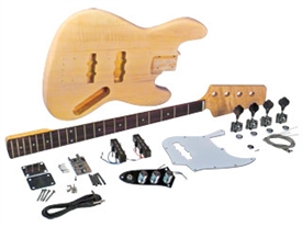 Saga Do It Yourself JB-10 Build Your Own J Style Bass Guitar Kit - Builders Package