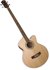 Johnson JB-24-NA Deep Body Acoustic Jumbo Bass Guitar