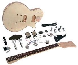 Saga LC-10  Do It Yourself LP-Style Build Your Own Guitar Kit - Builders Package