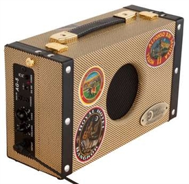 Luna AG5 5 Watt Portable Acoustic or Electric Guitar Suitcase Amp Amplifier