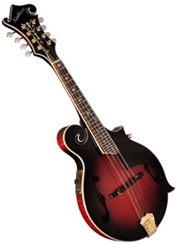 Washburn M3SWETWRK Florentine F-Style Acoustic Electric Manodlin - Wine Red with Hard Case