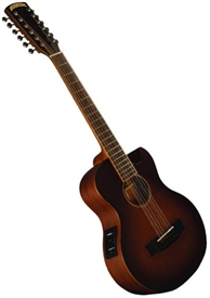 Morgan Monroe Creekside MMV-12CEB 12 String Solid Top Acoustic Guitar Mini Twelve