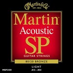 Martin MSP3100 SP 80/20 Bronze Light Acoustic Guitar Strings