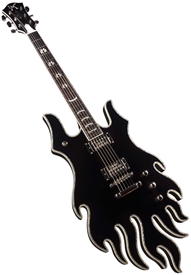 Minarik Inferno Studio X-Treme Series Electric Guitar - Gloss Black with Case