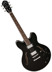 Oscar Schmidt OE30B Semi Hollowbody Electric Guitar - Black