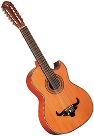 Oscar Schmidt OH50S Tejano Mariachi Bajo Sexto Guitar w/ Case