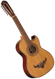 Oscar Schmidt OH52SE Tejano Mariachi Electric Bajo Sexto Guitar