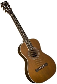 Washburn R320SWRK All-Solid Parlor Acoustic Guitar Vintage Matte w/ Case - Rosewood