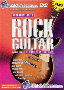 Introduction to Rock Guitar DVD by Peter Vogl Learn to Play Electric Guitar
