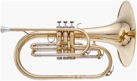 RS Berkeley MAR675 Signature Series Lacquer Marching Mellophone with Mouthpiece and Custom Case