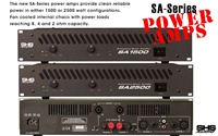 SHS Audio SA Series SA1500 Powered Amplifier