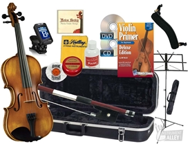 Cremona SV-200 Premier Student Violin Outfit BUNDLE Complete Starter Package